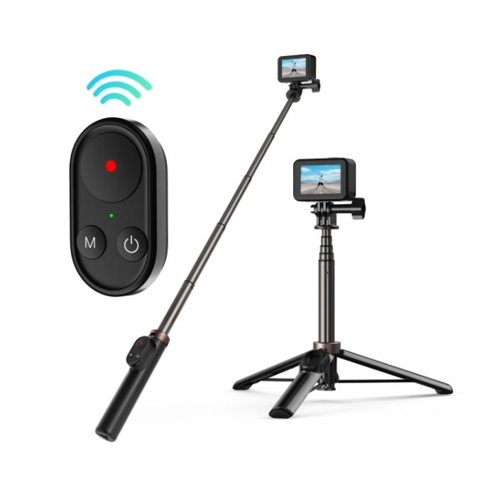 Selfie Stick - Selfie stick Telesin for smartphones and sport cameras with BT remote controller (TE-RCSS-001) - buy today in store and with delivery