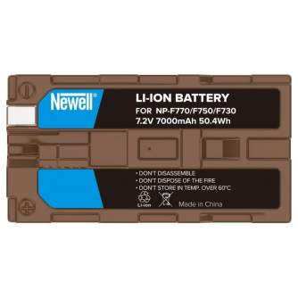 Kameru akumulatori - Newell replacement battery NP-F770 USB-C for Sony - perc šodien veikalā un ar piegādi