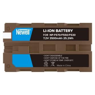 Camera Batteries - Newell NP-F570 USB-C replacement battery for Sony - quick order from manufacturer