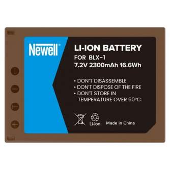 Camera Batteries - Newell BLX-1 USB-C replacement battery for Olympus - quick order from manufacturer