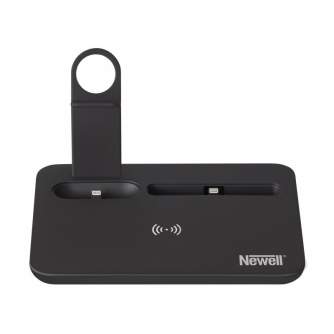 Kameras bateriju lādētāji - Newell induOne N-YM-UD17 inductive charger for up to 4 mobile devices - black - ātri pasūtīt no ražotāja