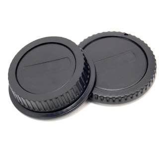 Lens Caps - Caruba Rear Lens and Body Cap for Canon - buy today in store and with delivery