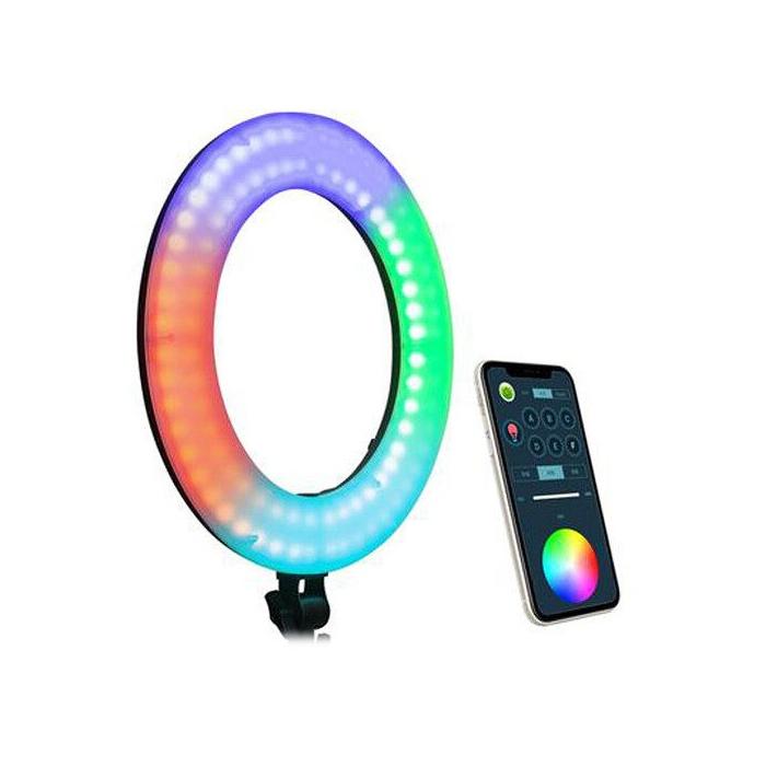 LED Gredzenveida lampas - Weeylite WE-10S Full RGB Ringlight 18 inch - купить сегодня в магазине и с доставкой