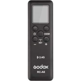 Kameras pultis - Godox LED Light Remote Control RC-A6 - perc šodien veikalā un ar piegādi
