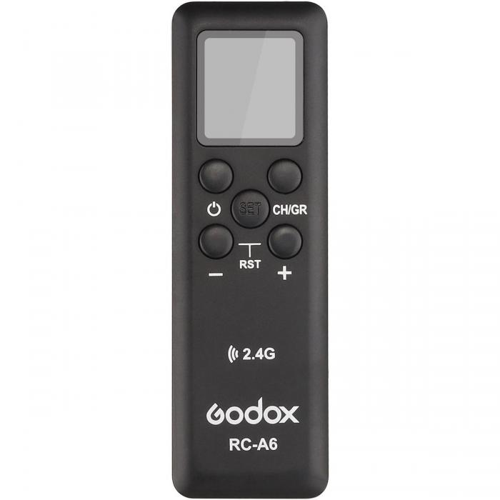 Kameras pultis - Godox LED Light Remote Control RC-A6 - perc šodien veikalā un ar piegādi