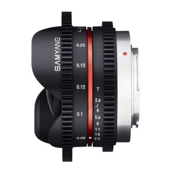 CINEMA видео объективы - Samyang 7,5mm T/3.8 UMC VDSLR Micro 4/3 Zwart - быстрый заказ от производителя