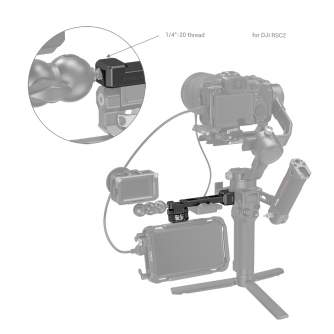 Video stabilizatoru aksesuāri - SMALLRIG 3026 MONITOR MOUNT FOR RONIN RS2/RSC2 3026 - ātri pasūtīt no ražotāja