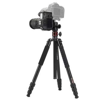 Штативы для фотоаппаратов - Fotopro X-go HR Chameleon tripod with FPH-52Q ball head - black - быстрый заказ от производителя