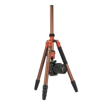 Штативы для фотоаппаратов - Fotopro X-go Predator tripod with FPH-62Q ballhead - orange-brown - быстрый заказ от производителя