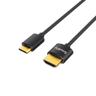 Video vadi, kabeļi - SmallRig 3041 HDMI Mini Cable Ultra Slim 4K 55cm (C to A) - perc šodien veikalā un ar piegādi