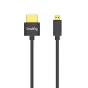 SmallRig Ultra Slim 4K HDMI micro to full-size HDMI cable, 35cm length, featuring ultra-thin 3.6mm diameter and low-profile connectors for easy camera rig integration