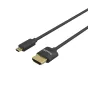 SmallRig Ultra Slim 4K HDMI micro to full-size HDMI cable, 35cm length, featuring ultra-thin 3.6mm design for compact camera rigs with included cable tie for organization