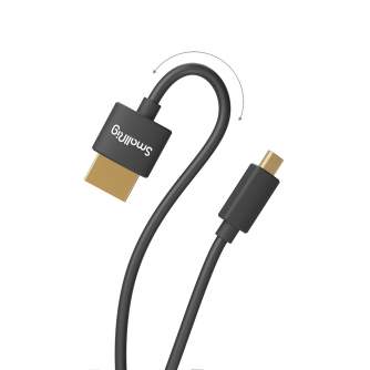 Wires, cables for video - SmallRig 3042 Ultra Slim 4K HDMI Kabel (D naar A) 35cm 3042 - buy today in store and with delivery