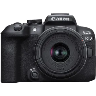 Mirrorless Cameras - Canon EOS R10 RF-S 18-45mm F4.5-6.3 is STM Lens Kit, Mirrorless Vlogging Camera - buy today in Master Foto store and with delivery Best choise selected by experts