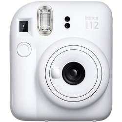 Фотоаппараты моментальной печати - Instant Camera Instax Mini 12 Clay White - купить сегодня в магазине и с доставкой
