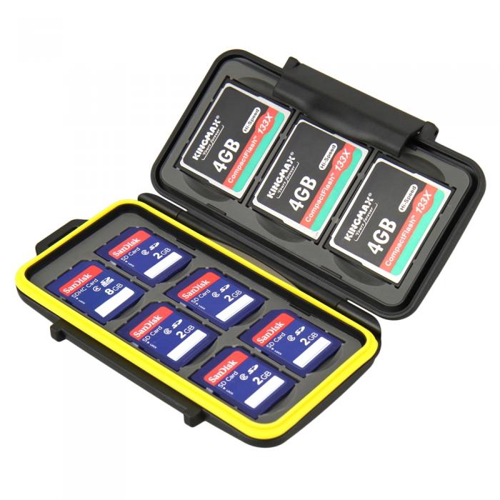 Atmiņas kartes - JJC MC-SD6CF3 Multi-Card Case - быстрый заказ от производителя
