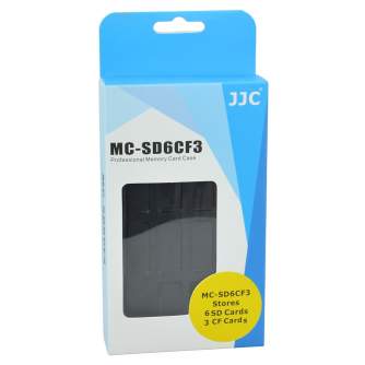Atmiņas kartes - JJC MC-SD6CF3 Multi-Card Case - быстрый заказ от производителя