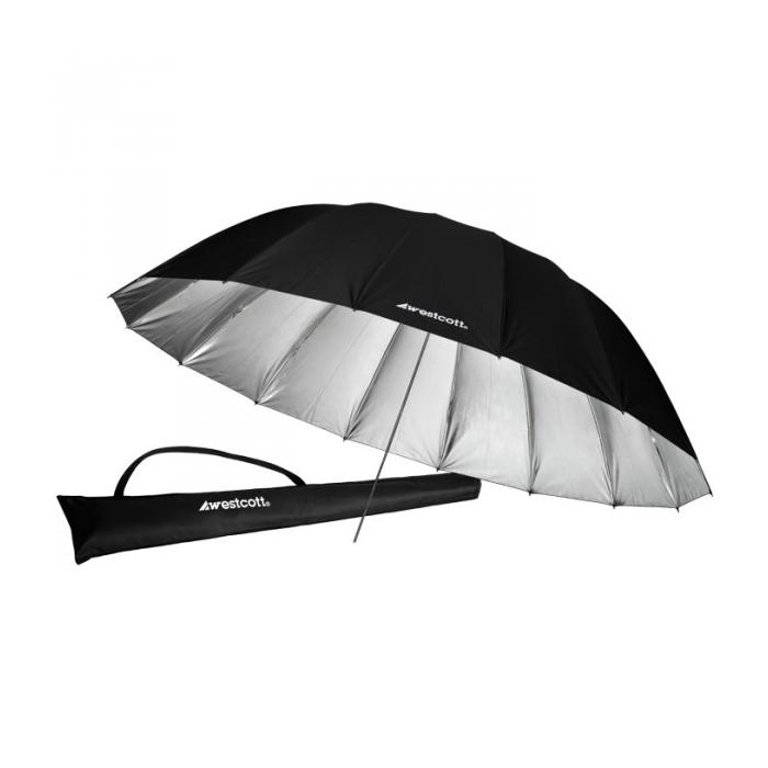 Umbrellas - Westcott 7/220cm Silver Diffusion Parabolic - quick order from manufacturer