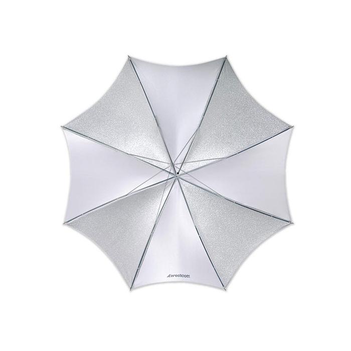 Umbrellas - Westcott 43"/109cm Soft Silver Collapsible - quick order from manufacturer