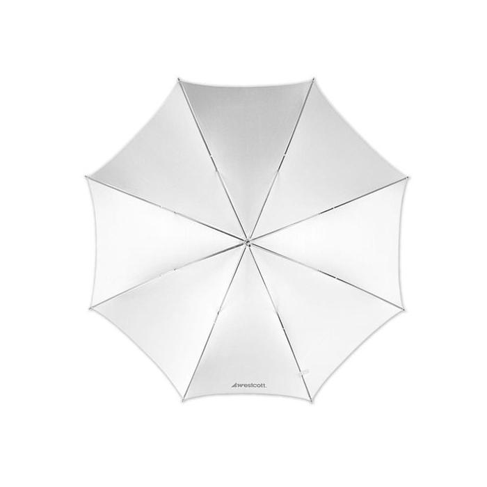 Umbrellas - Westcott 32"/81cm Optical White Satin Umbrella - quick order from manufacturer