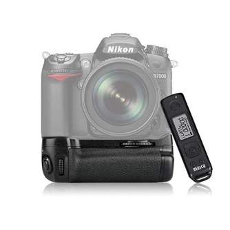 Kameru bateriju gripi - Meike Batterijgreep Nikon D7000 met afstandsbediening (MB-D11) - ātri pasūtīt no ražotāja