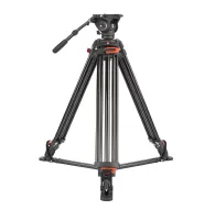 Video Tripods - Caruba Videostar 188 Pro Videostatief + vloeistof gedempte kop en Spreader - quick order from manufacturerVideo Tripods - Caruba Videostar 188 Pro Videostatief + vloeistof gedempte kop en Spreader - quick order from manufacturer