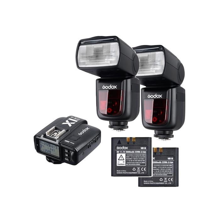 Kameras zibspuldzes - Godox Speedlite V860II Olympus/Panasonic Duo X1 Trigger Kit - ātri pasūtīt no ražotāja