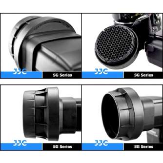 Piederumi kameru zibspuldzēm - JJC 3-in-1 Honeycomb Grid for Canon 580 EX /580 EX II - ātri pasūtīt no ražotāja