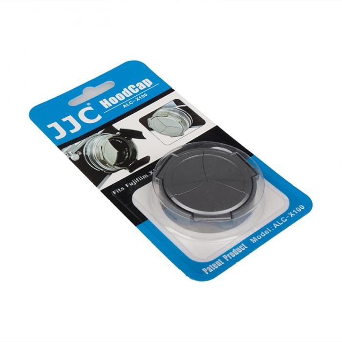 Lens Caps - JJC ALC-X100(s) Automatic Lens Cap for Fujifilm X100 Silver - quick order from manufacturer