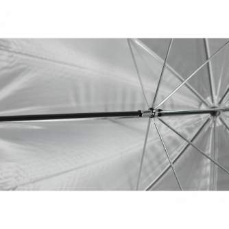 Foto lietussargi - Westcott 45"/114cm Optical White Satin with Removable Black Cover - ātri pasūtīt no ražotāja