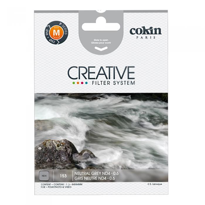 Square and Rectangular Filters - Cokin Filter P153 Neutral Grey ND4 (0.6) - quick order from manufacturer