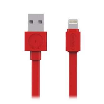 AC adapteri, strāvas vadi - Allocacoc USB kabelis Lightning Basic Red - ātri pasūtīt no ražotāja