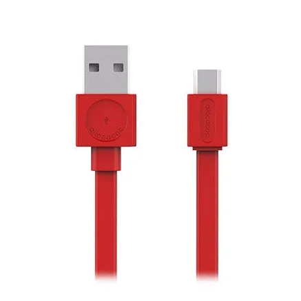 Allocacoc USBcable | microUSB Basic Rood 10452RD/USBMBC