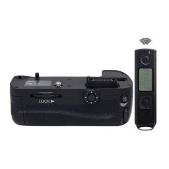 Kameru bateriju gripi - Meike Batterijgreep Nikon D7100 met Afstandsbediening (MB-D15) - ātri pasūtīt no ražotāja