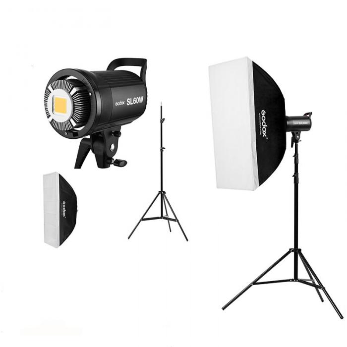LED моноблоки - Godox SL60W Duo Kit - Video Light - купить сегодня в магазине и с доставкой