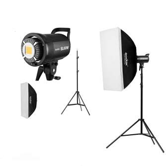 LED Monobloki - Godox SL60llD Duo Pro Kit - Video Light - perc šodien veikalā un ar piegādi