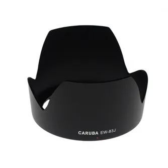 Blendes - Caruba EW-83J Black for Canon EF-S 17-55mm - ātri pasūtīt no ražotāja