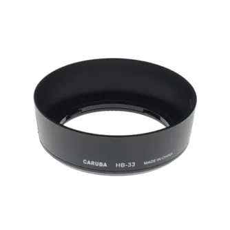 Lens Hoods - Caruba HB-33 Black Sun Hood for Nikon Nikkor AF-S DX 18-55mm. - quick order from manufacturer