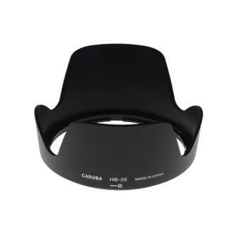 Lens Hoods - Caruba HB-35 Black Sun Hood for Nikon Telezoom Lenses - quick order from manufacturer