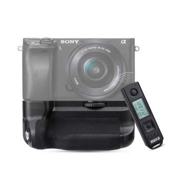 Kameru bateriju gripi - Meike Battery Grip Sony A6300 / A6000 Pro - ātri pasūtīt no ražotāja