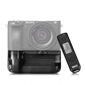 Kameru bateriju gripi - Meike Battery Grip Sony A6500 Pro - ātri pasūtīt no ražotāja