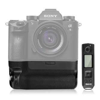 Kameru bateriju gripi - Meike Battery Grip Sony A9 Pro (VG-C3EM) - ātri pasūtīt no ražotāja