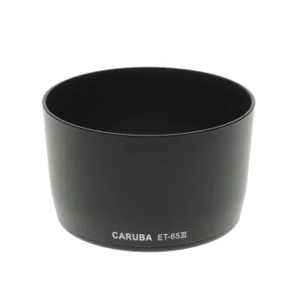 Lens Hoods - Caruba ET-65III Black Sun Hood for Canon Lenses - quick order from manufacturer