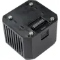 Godox AD600PRO AC Power Adapter – kompaktā melna AC iekļaujums ar ventilētu pusi, savietojumu šķidrumu un montāšanas šķēriņiem, 33 V alimentācija studiiskajiem flashu galvām