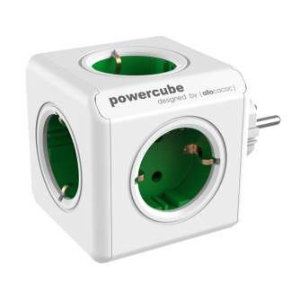 AC adapteri, strāvas vadi - Allocacoc PowerCube Original Green - ātri pasūtīt no ražotāja
