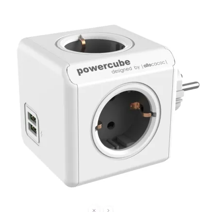 Allocacoc PowerCube Original USB Grijs 1203GY/DEOUPC