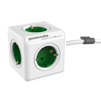 AC Adapters, Power Cords - Allocacoc PowerCube Extended Groen 1,5m Kabel - quick order from manufacturer