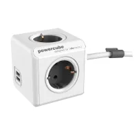 AC Adapters, Power Cords - Allocacoc PowerCube Extended USB Grijs 1,5m Kabel - quick order from manufacturerAC Adapters, Power Cords - Allocacoc PowerCube Extended USB Grijs 1,5m Kabel - quick order from manufacturer