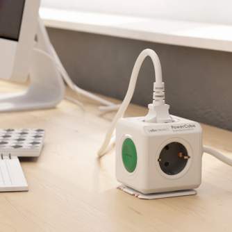 AC Adapters, Power Cords - Allocacoc PowerCube Extended + Switch DE - quick order from manufacturer