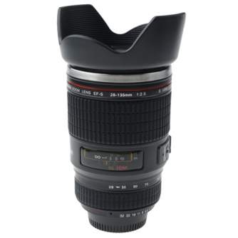 Photography Gift - Drinking cup 28-135 Lens Black - buy today in store and with delivery